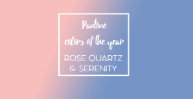 colors of the year rose quartz and serenity
